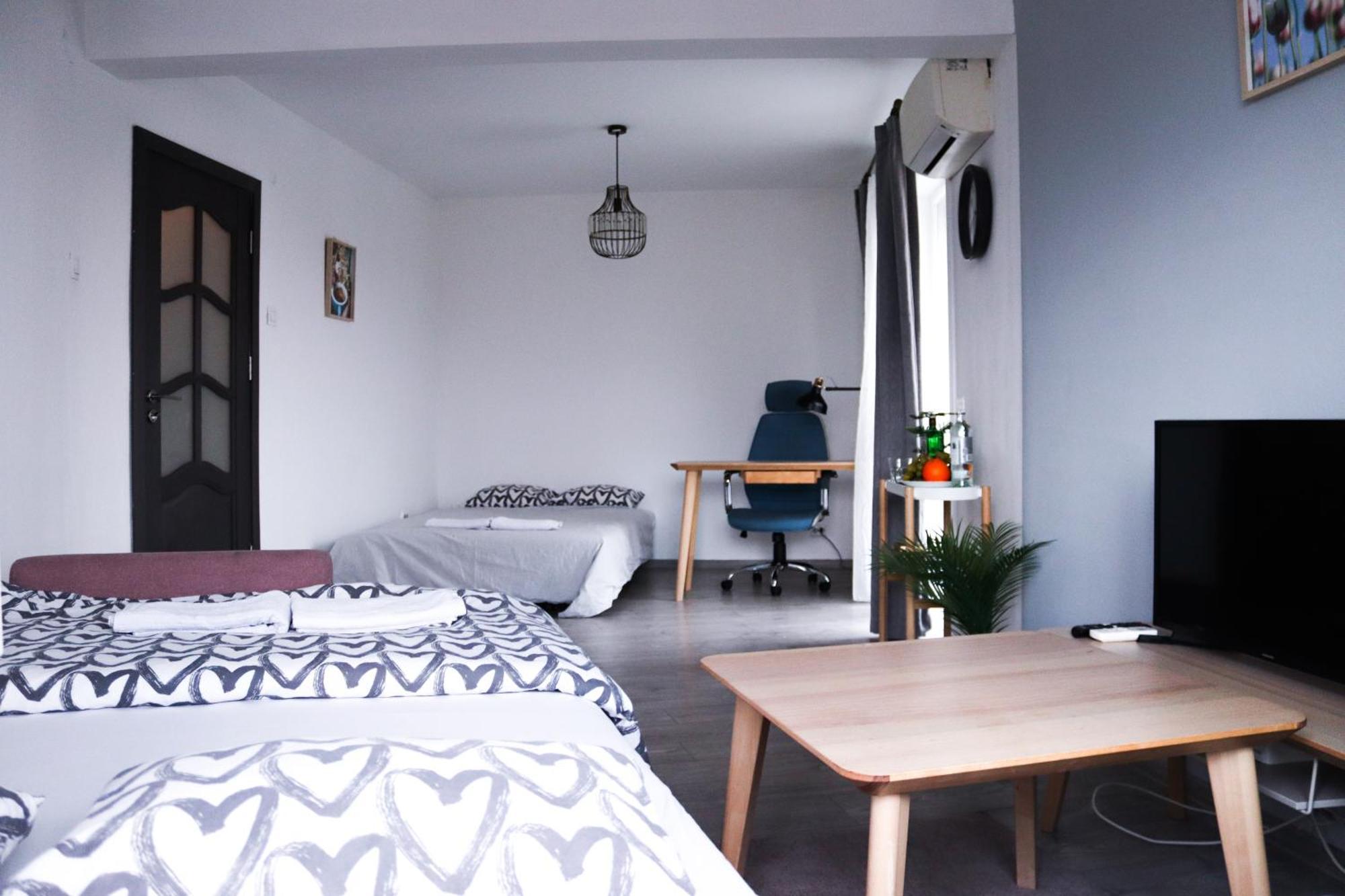 Scandinavian Style Apartment With Panoramic View Bucharest Luaran gambar