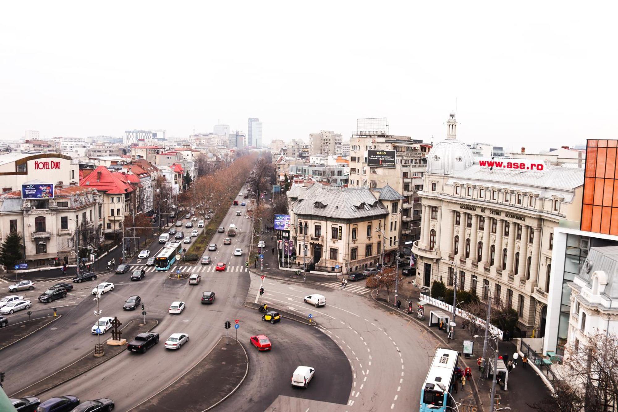 Scandinavian Style Apartment With Panoramic View Bucharest Luaran gambar